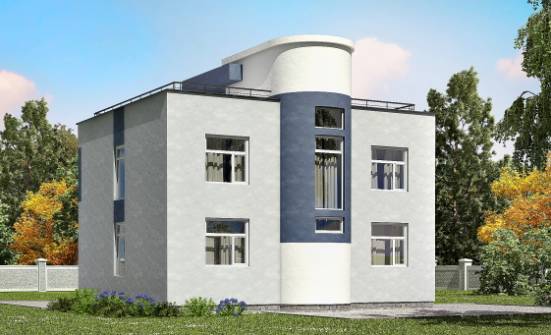 180-005-П Проект двухэтажного дома, простой загородный дом из поризованных блоков Сочи | Проекты домов от House Expert