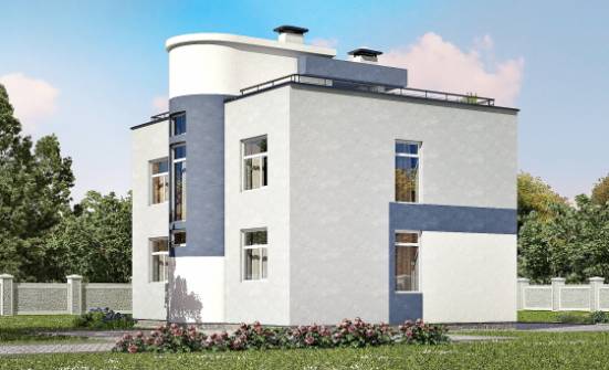 180-005-П Проект двухэтажного дома, простой загородный дом из поризованных блоков Сочи | Проекты домов от House Expert