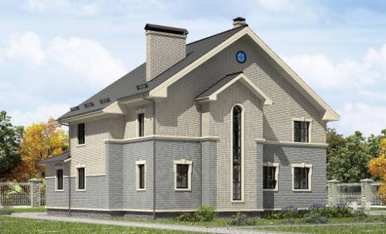 300-004-П Проект двухэтажного дома, просторный дом из поризованных блоков Сочи | Проекты домов от House Expert