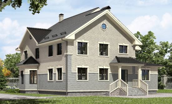 300-004-П Проект двухэтажного дома, просторный дом из поризованных блоков Сочи | Проекты домов от House Expert