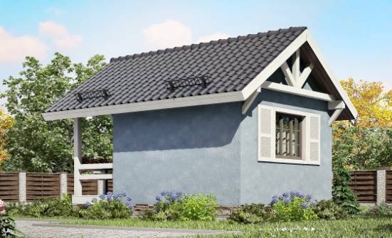 020-001-Л Проект одноэтажного дома, дешевый загородный дом из бревен Сочи | Проекты одноэтажных домов от House Expert