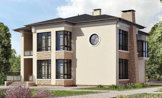 300-005-Л Проект двухэтажного дома, красивый домик из кирпича Сочи | Проекты домов от House Expert