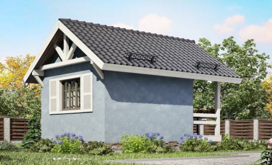 020-001-П Проект одноэтажного дома, экономичный домик из дерева Сочи | Проекты одноэтажных домов от House Expert