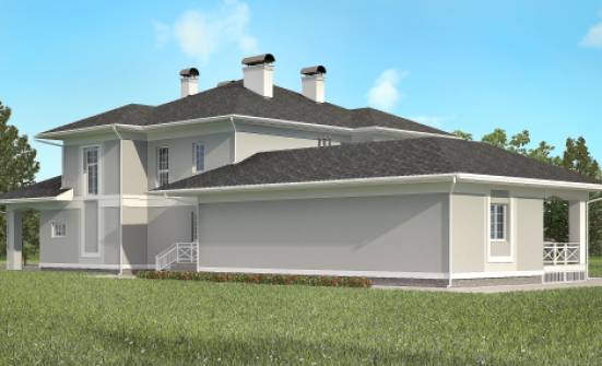 360-001-П Проект двухэтажного дома, гараж, уютный дом из кирпича Сочи | Проекты домов от House Expert