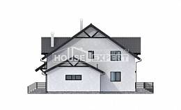 290-003-П Проект двухэтажного дома мансардой, просторный дом из твинблока Сочи, House Expert
