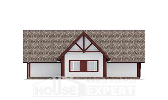 145-002-Л Проект гаража из поризованных блоков Сочи, House Expert