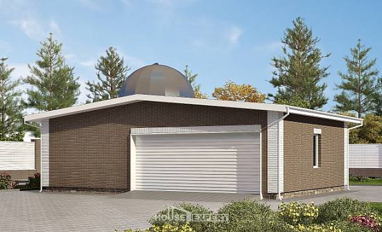 075-001-П Проект гаража из кирпича Сочи | Проекты домов от House Expert