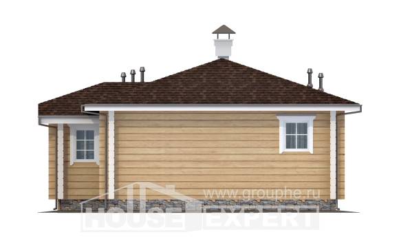095-001-Л Проект одноэтажного дома, уютный коттедж из дерева, Сочи