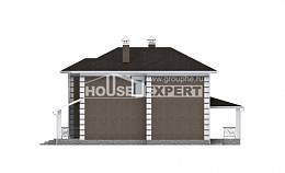 185-002-П Проект двухэтажного дома, красивый домик из газосиликатных блоков Сочи, House Expert