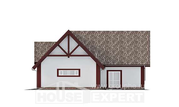 145-002-Л Проект гаража из пеноблока Сочи, House Expert